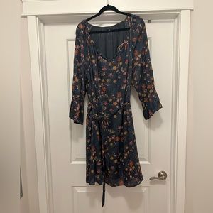 New without tags navy floral dress by Lucky Brand 2x